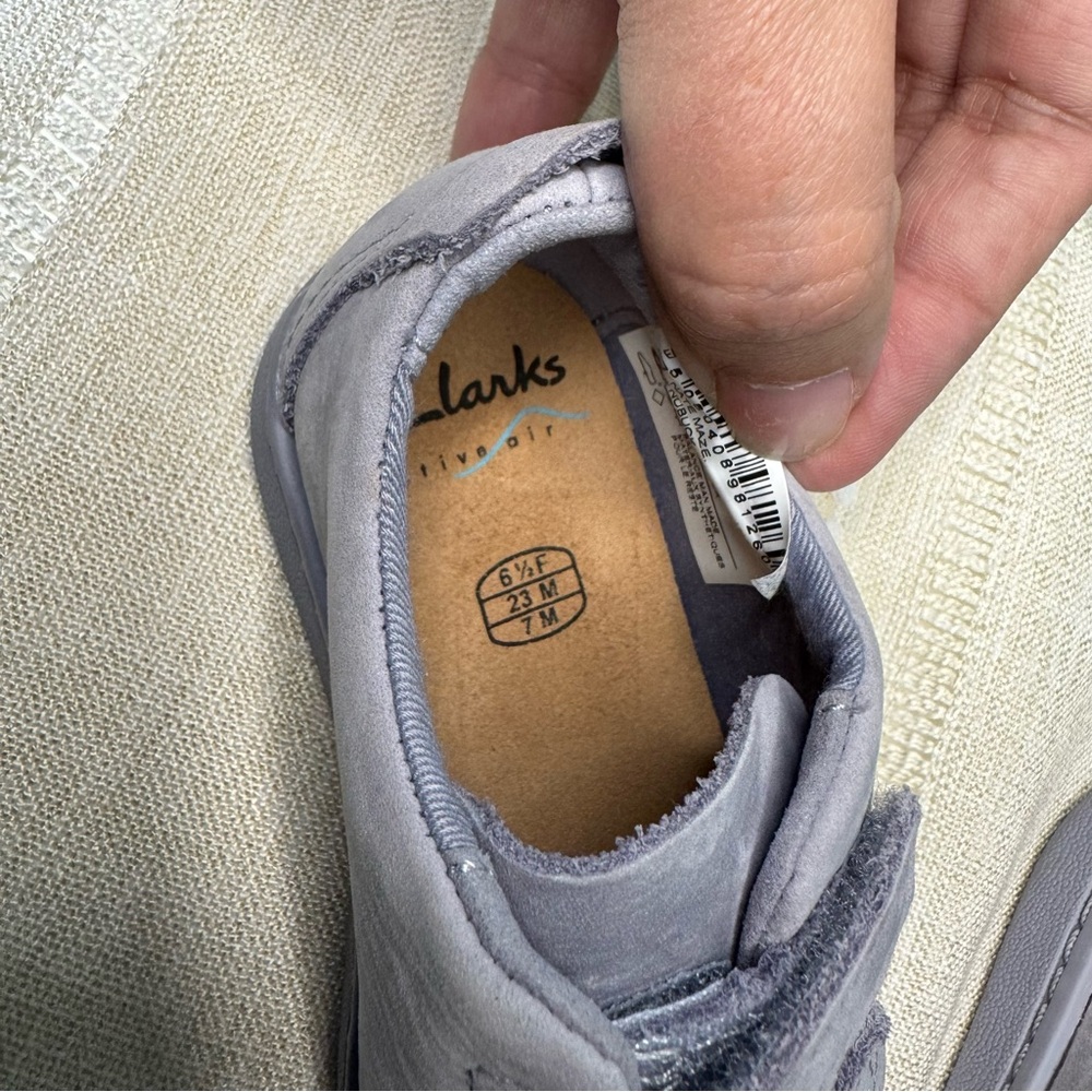 Clarks Nate Maze Unisex Toddler Velcro Sneakers Size 6 M - Picture 6 of 6